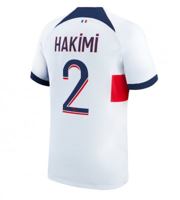 Paris Saint-Germain Achraf Hakimi #2 Koszulka Wyjazdowych 2023-24 Krótki Rękaw